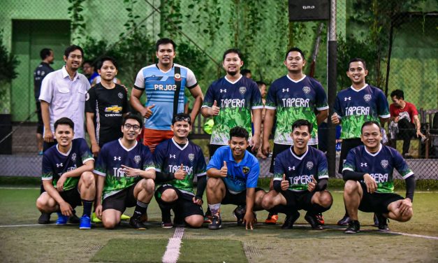 SINERGIKAN KOLABORASI, BP TAPERA AJAK PT BTN (PERSERO) SPARING FUTSAL